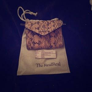 Michael Kors snakeskin wallet